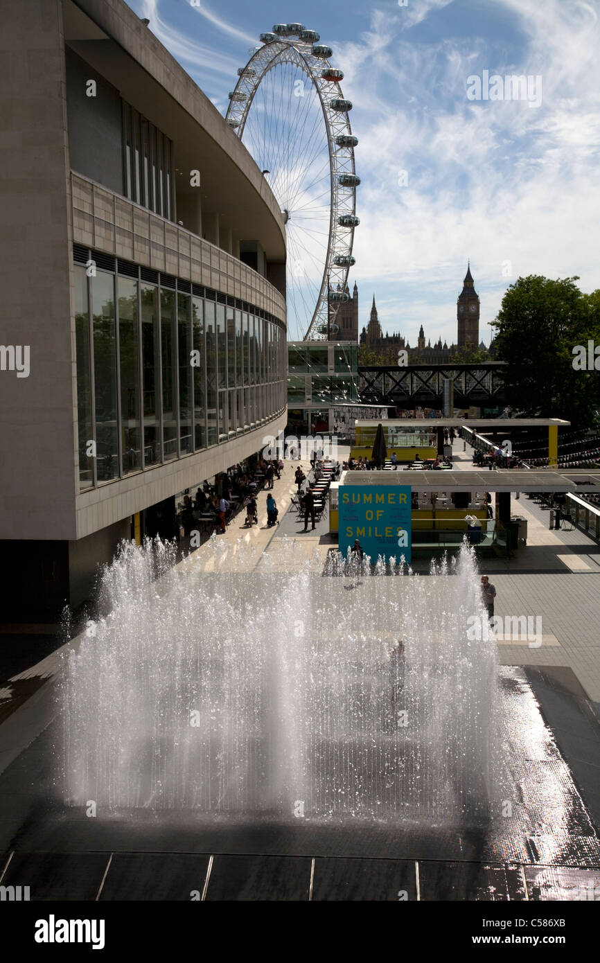 South Bank southwark Londra Inghilterra Foto Stock