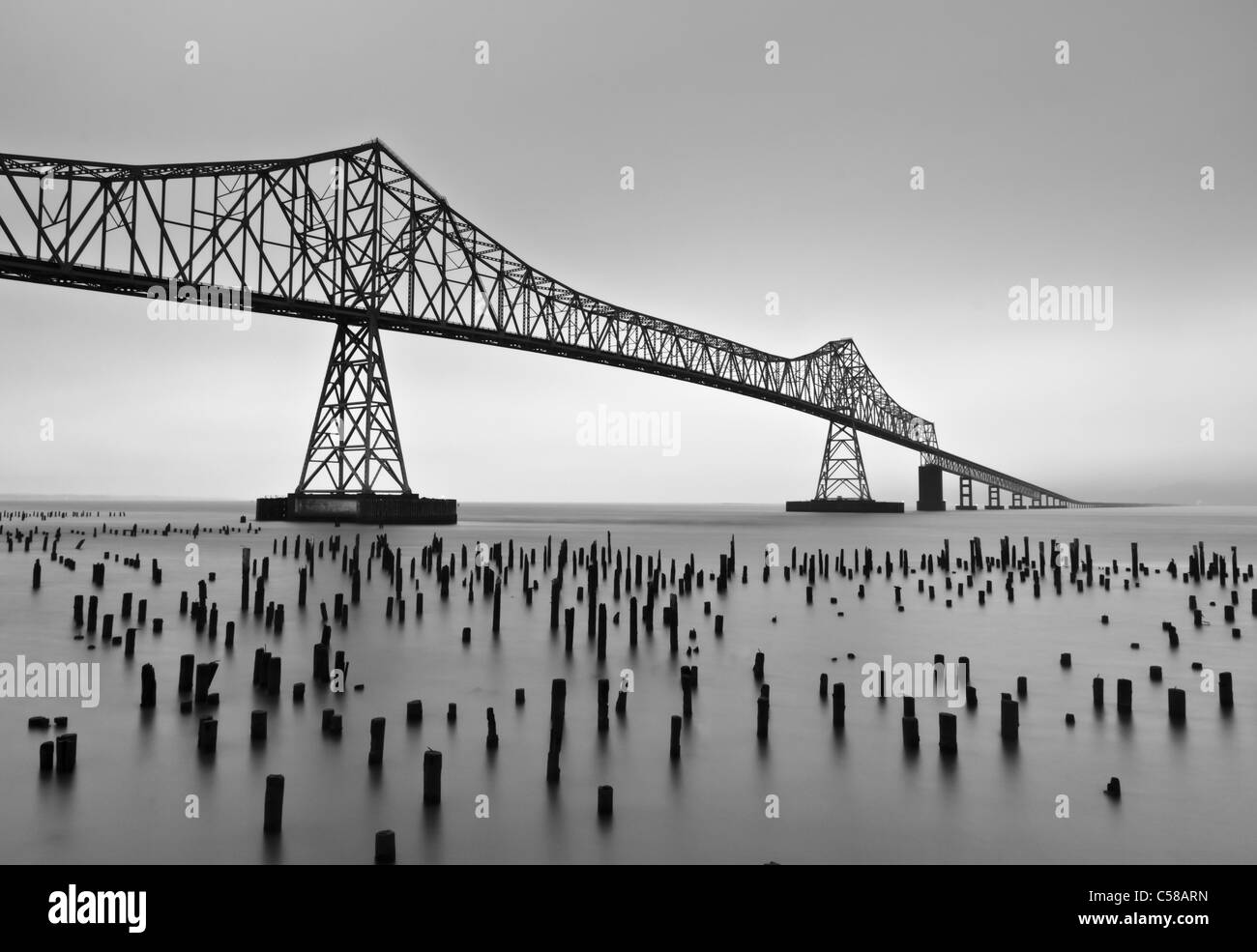 Astoria-Megler Bridge in Astoria, Oregon Foto Stock