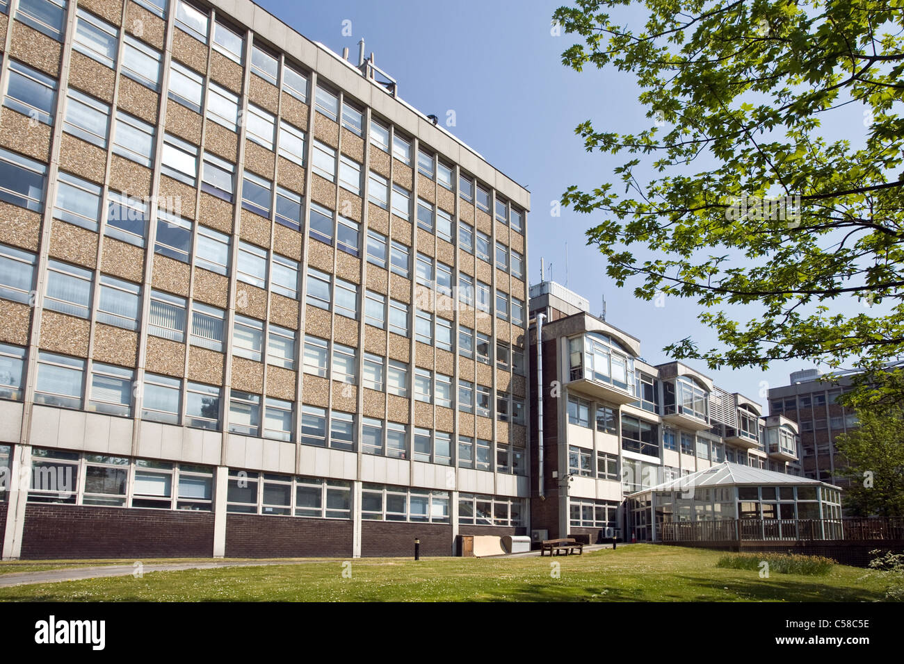 County Hall, Lewes, East Sussex - South face Foto Stock