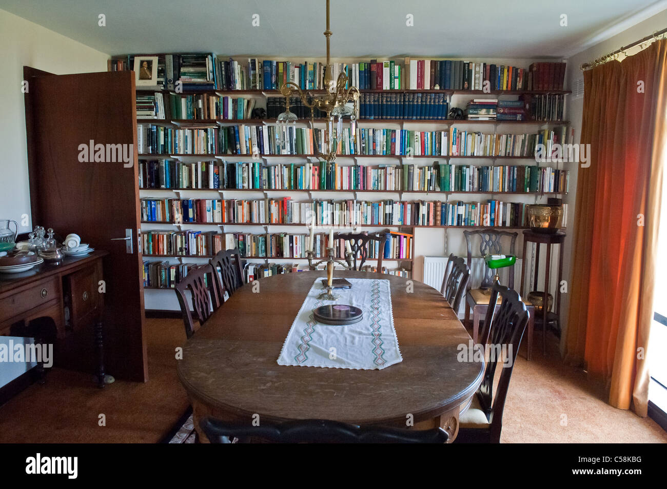 Interno di una vecchia casa in Westport Co. Mayo, Irlanda. Foto Stock