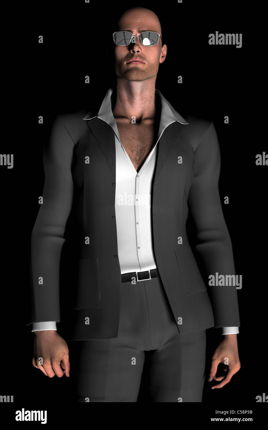 Uomo Pelato Occhiali Immagini e Fotos Stock - Alamy