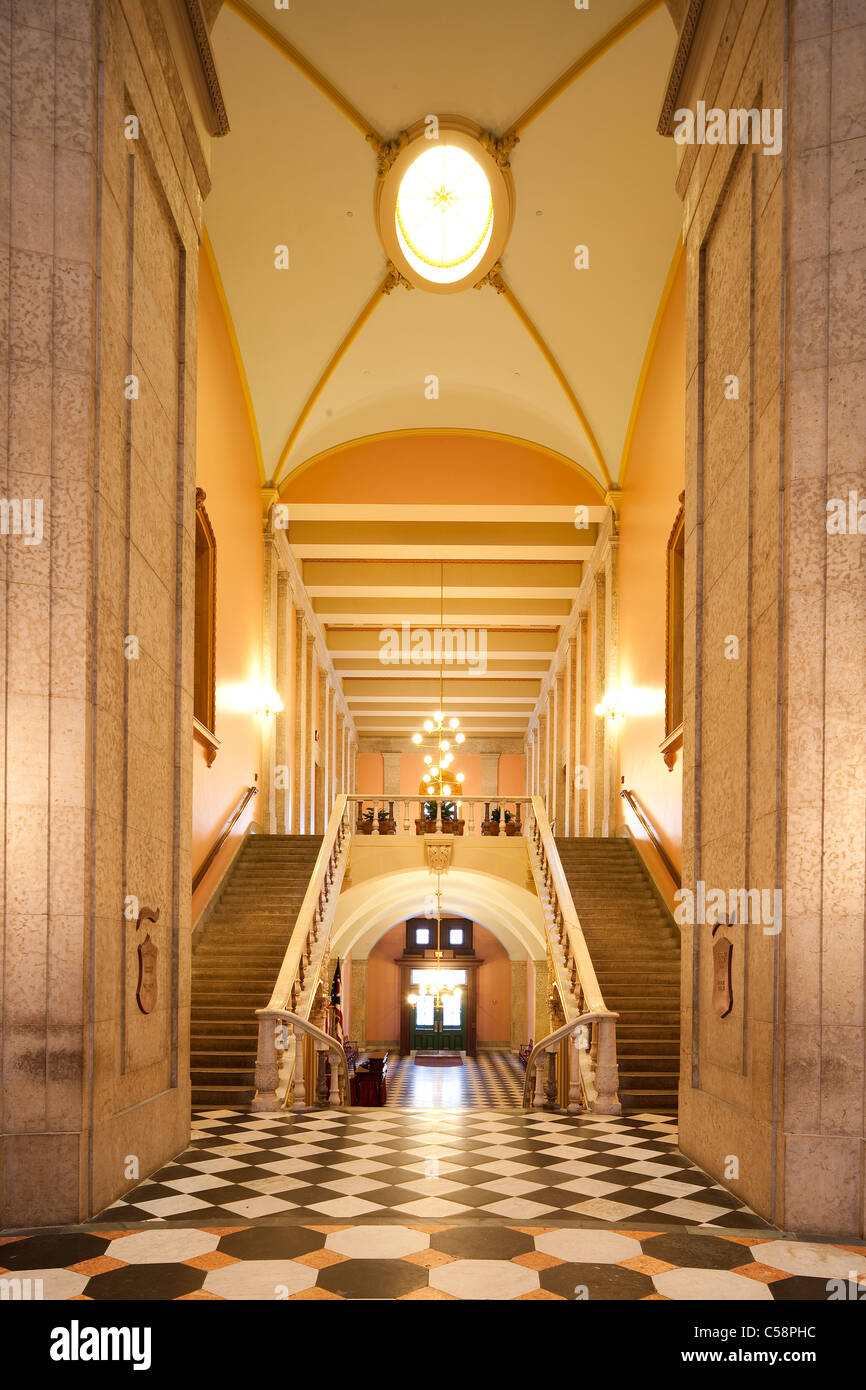 All'interno dell'Ohio Statehouse in Columbus Ohio Foto Stock