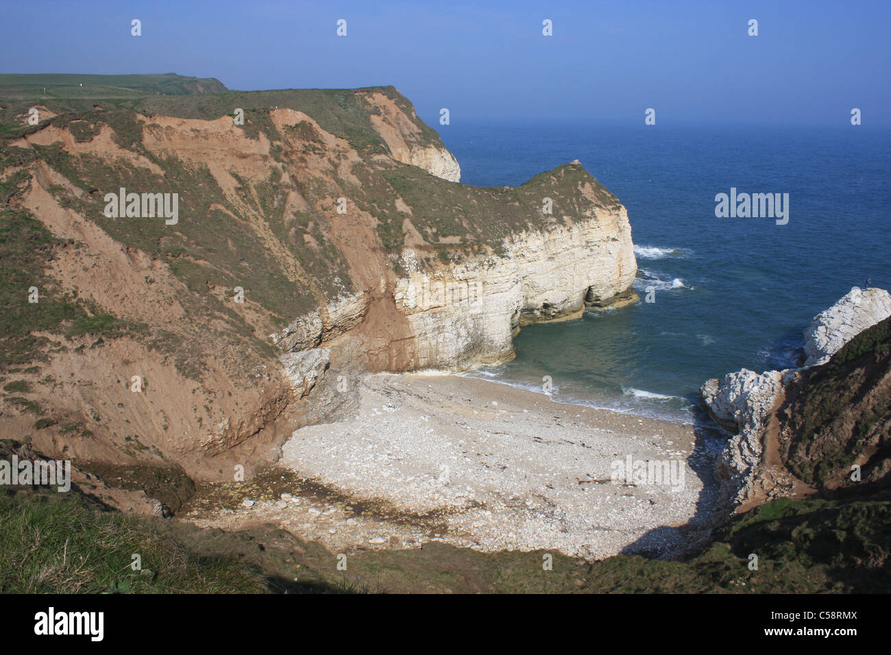 Thornwick Bay Foto Stock