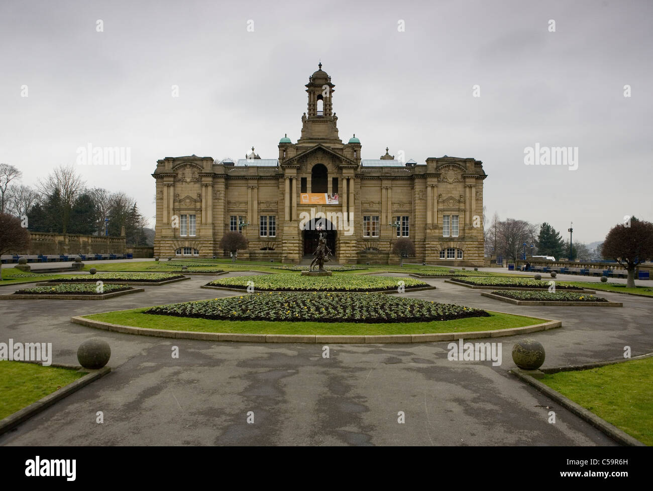 Il Lister Park Bradford e Cartwright Hall ha donato alla città di Braford da Samuele Lister Foto Stock