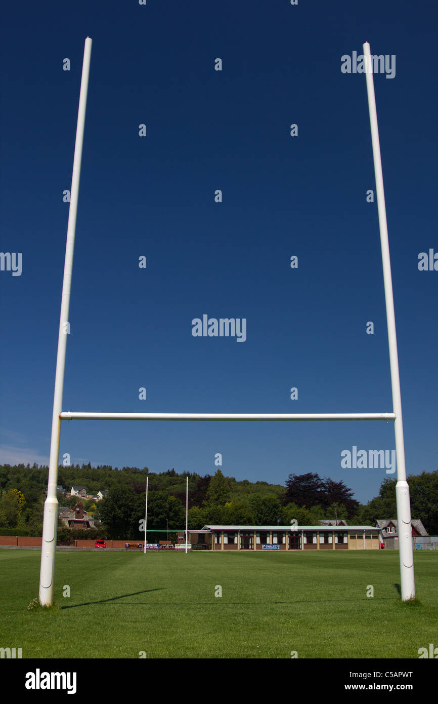 Post di rugby Foto Stock