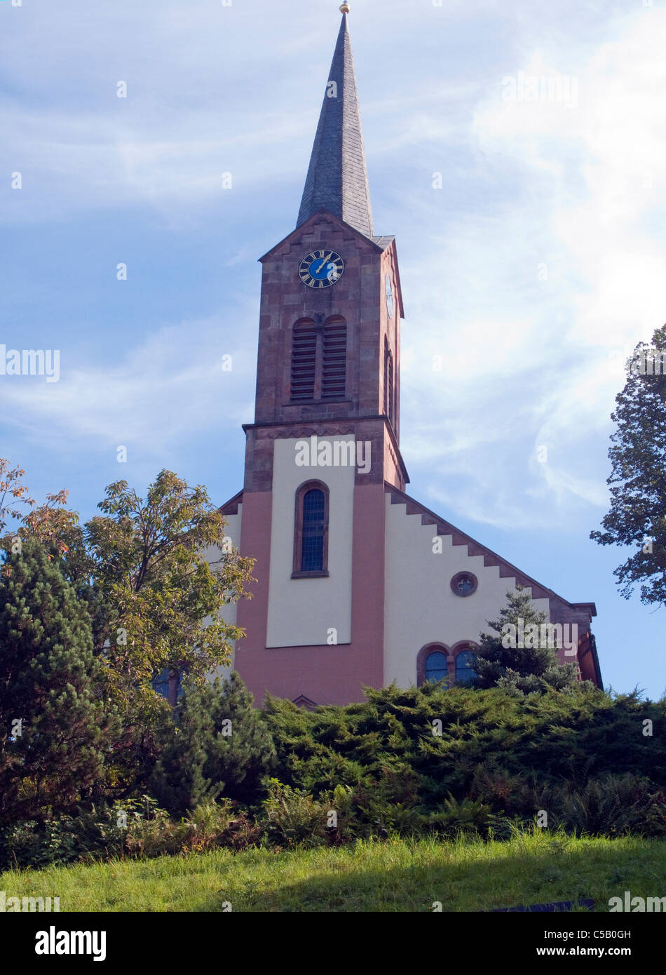 Kirche in Sasbachwalden, Schwarzwald, chiesa a Sasbachwalden, Foresta Nera Foto Stock