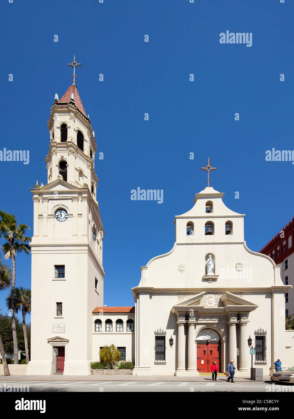 Basilica Cattedrale di Saint Augustine, Florida Foto Stock