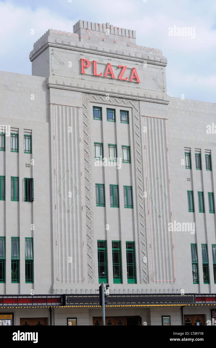 Il restaurato Plaza Cinema in Stockport Greater Manchester Regno Unito Foto Stock