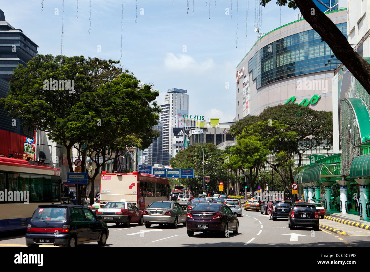 Downtown, Kuala Lumpur, Malesia Foto Stock