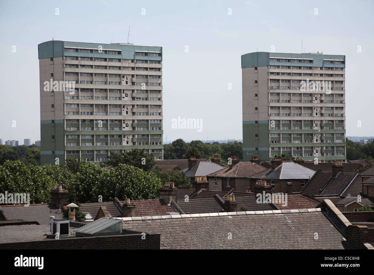 John Walsh e Fredd Wigg torri, Leytonstone, Nord di Londra Foto Stock