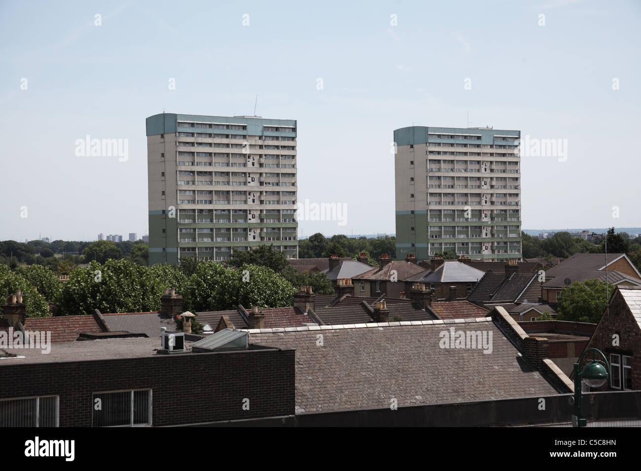 John Walsh e Fredd Wigg torri, Leytonstone, Nord di Londra Foto Stock