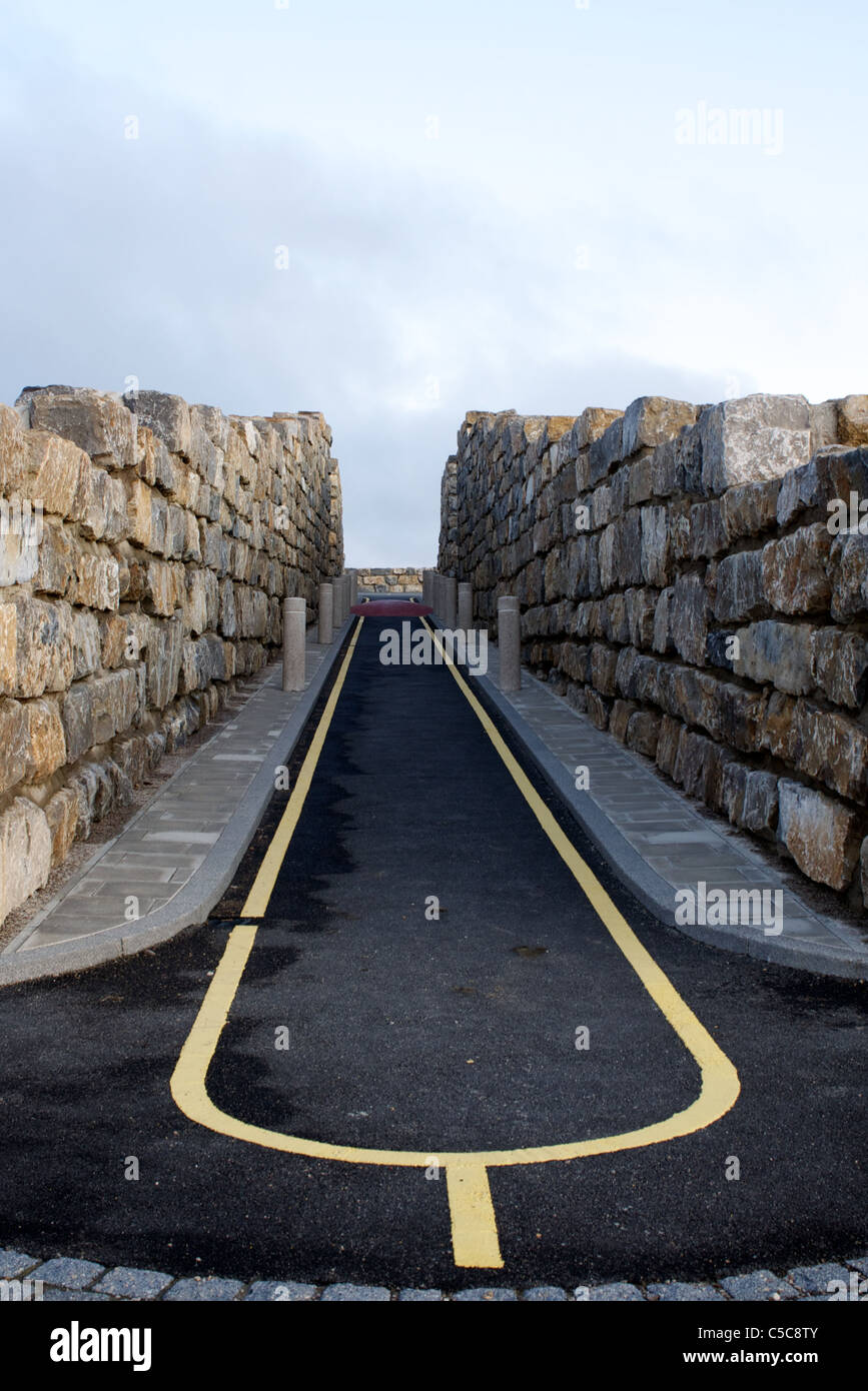 Ingresso Coldstones tagliati vicino ponte Pateley, North Yorkshire di Sunrise Foto Stock