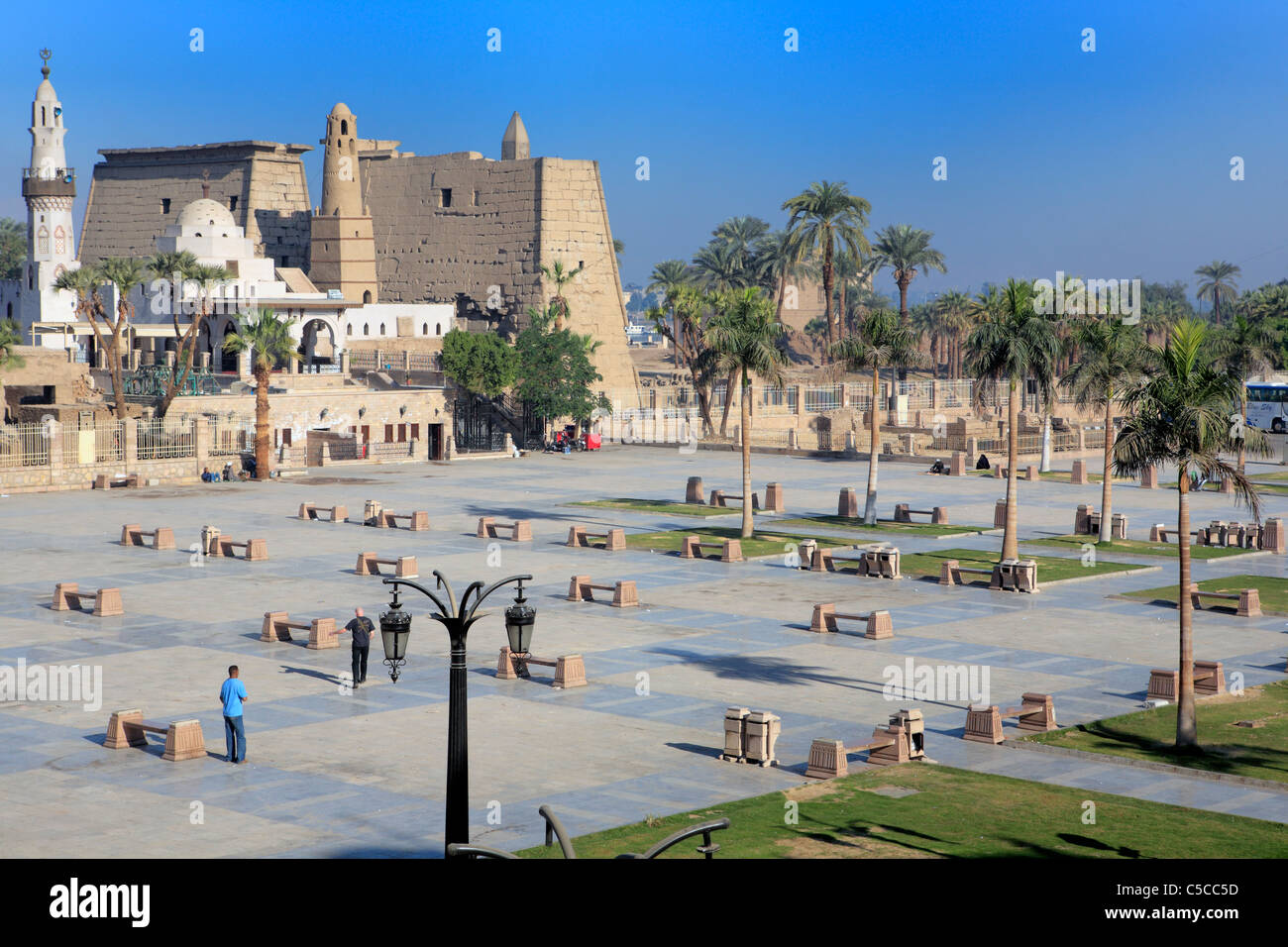 Tempio di Luxor Luxor Egitto Foto Stock