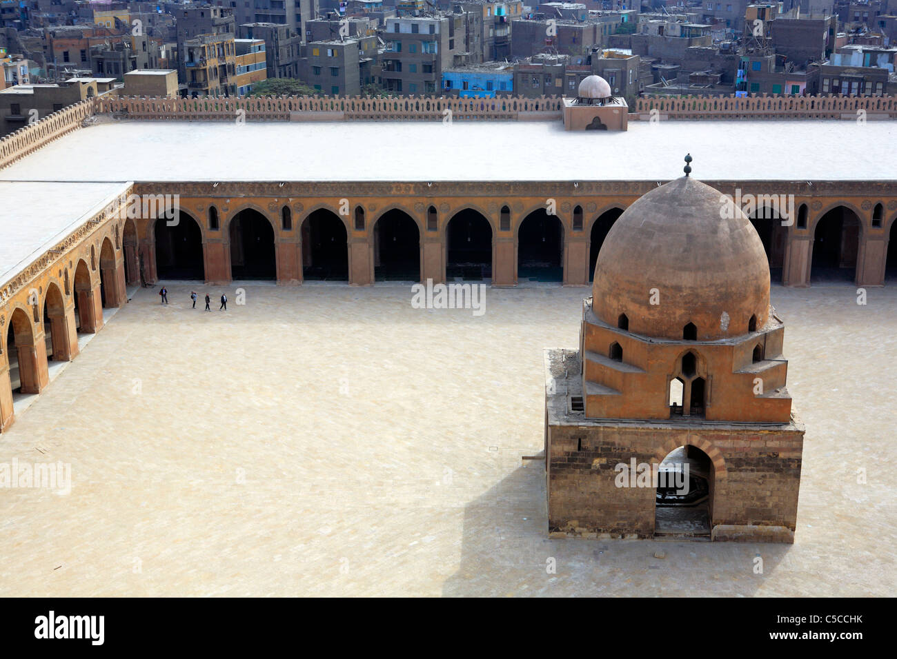Ibn Tulun mosque (879), il Cairo, Egitto Foto Stock