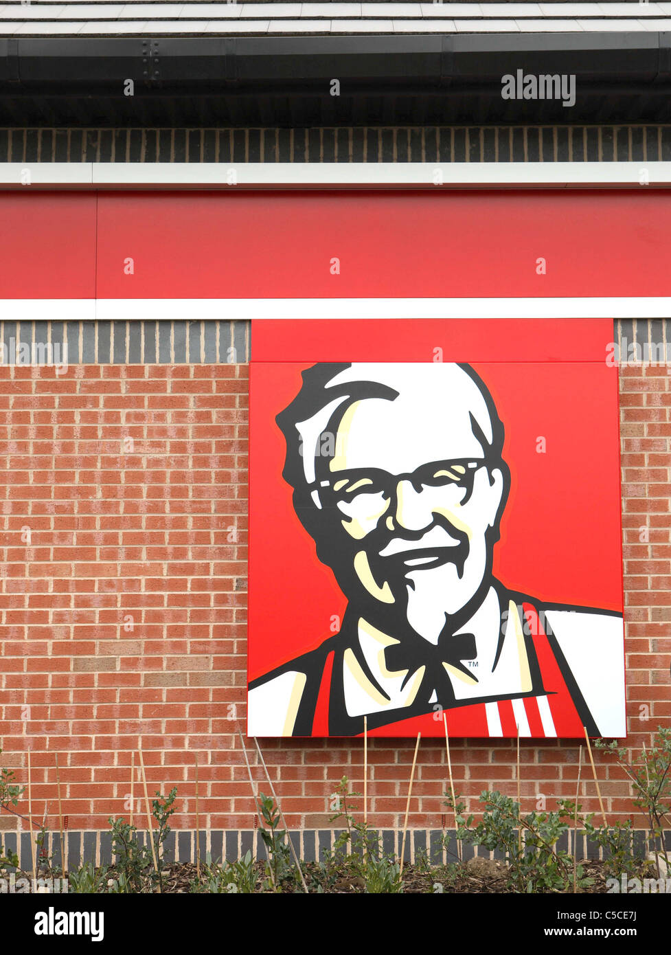 KFC segni in servizi Foto Stock