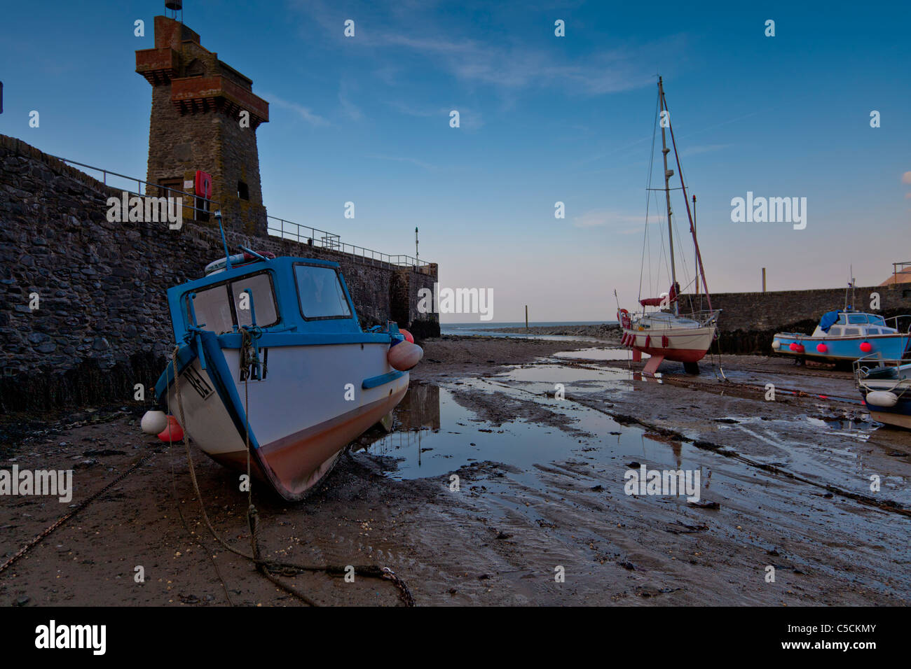 Vista oceano in North Devon Foto Stock