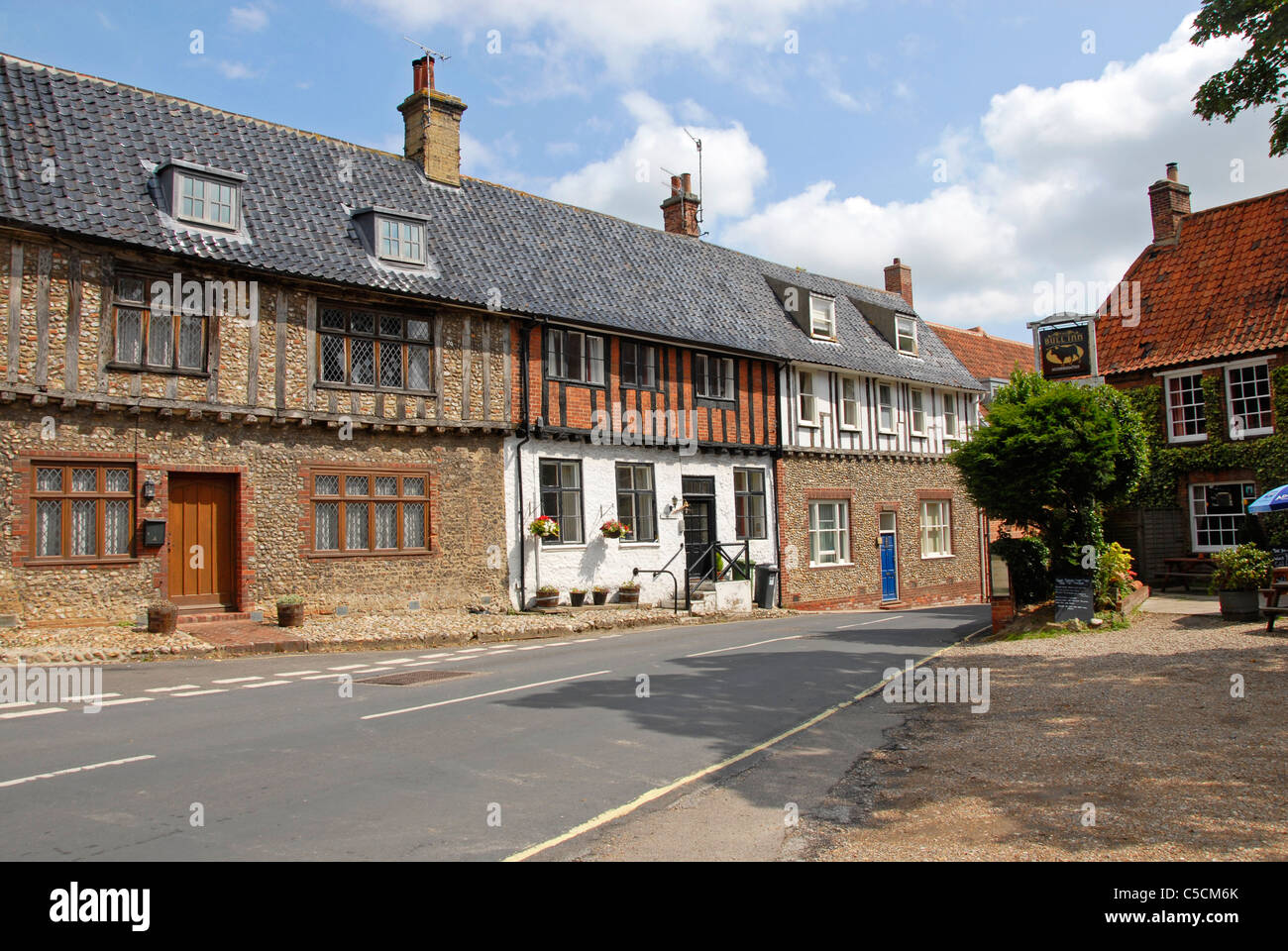 Luogo comune, Little Walsingham, Norfolk, Inghilterra Foto Stock