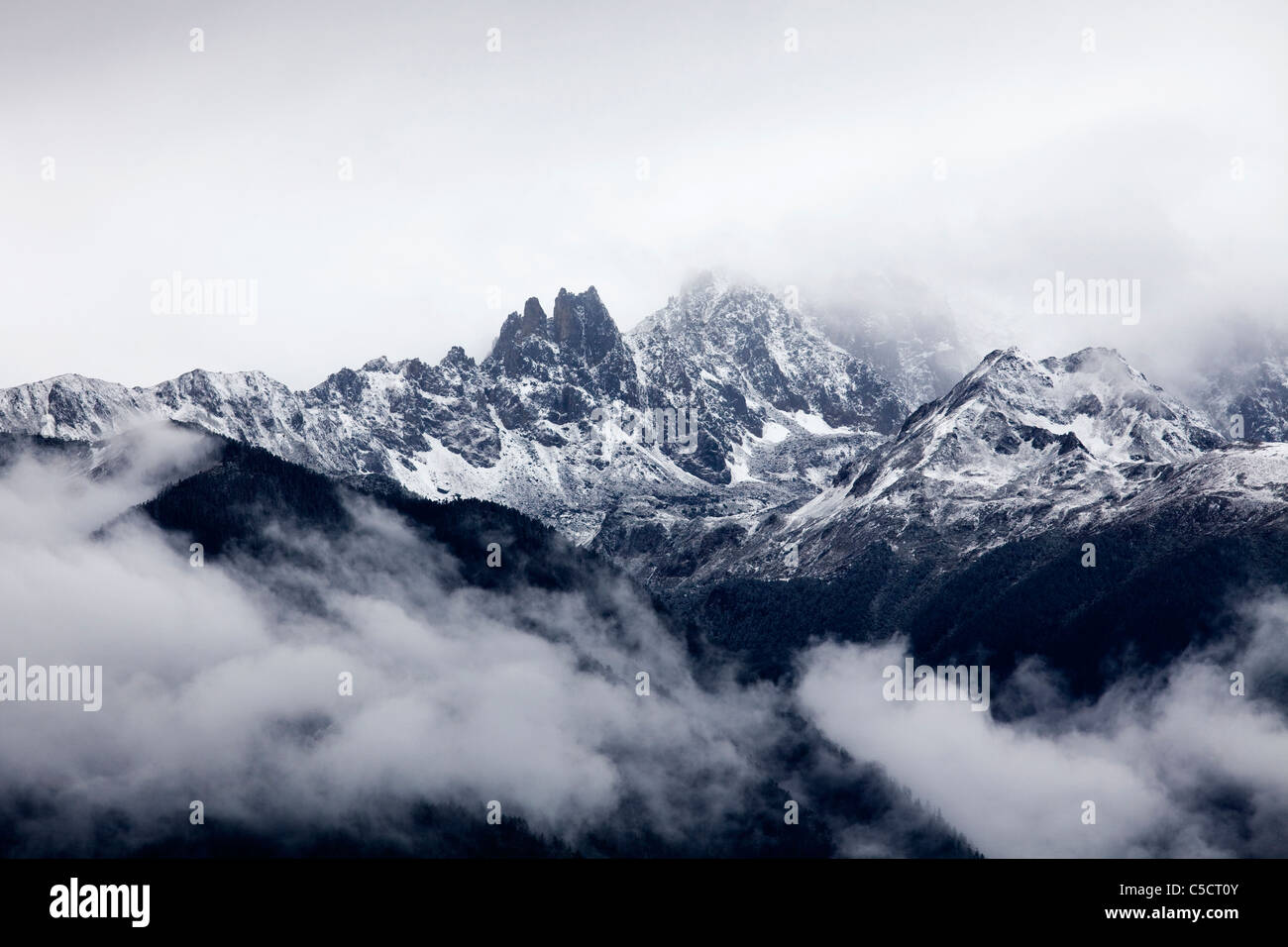 Meili Snow Mountain,Yunnan,Cina Foto Stock