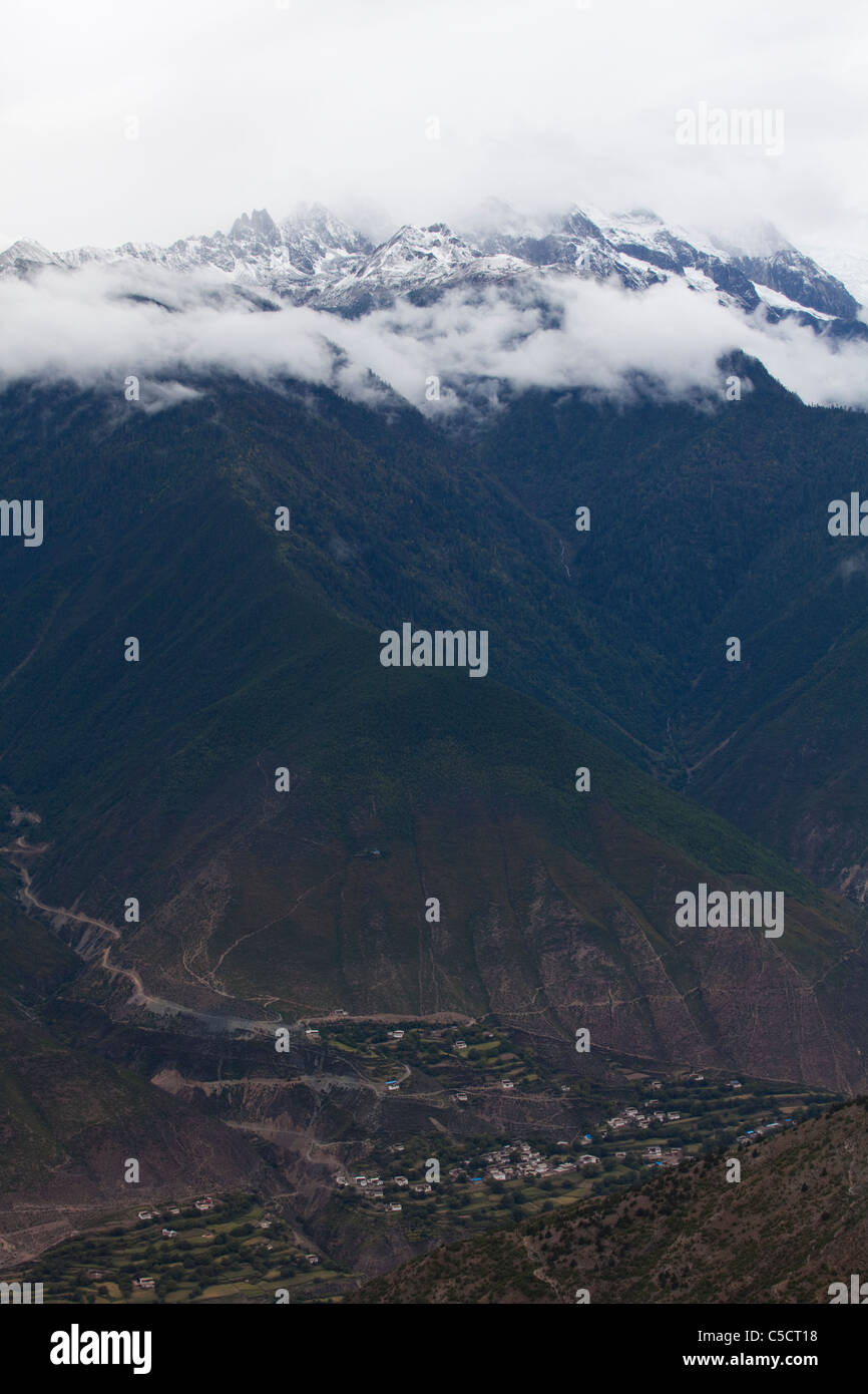 Meili Snow Mountain,Yunnan,Cina Foto Stock