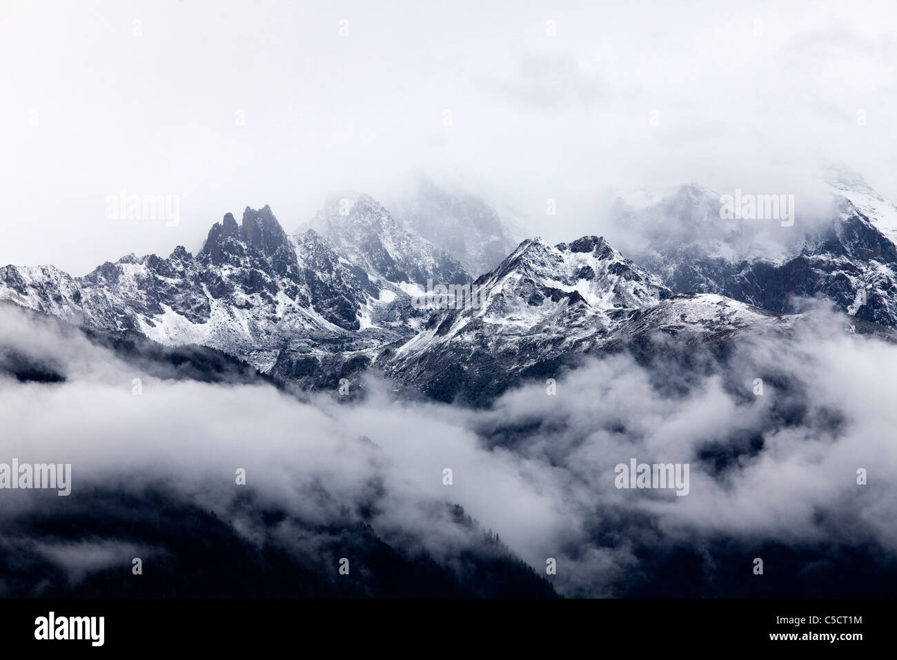 Meili Snow Mountain,Yunnan,Cina Foto Stock