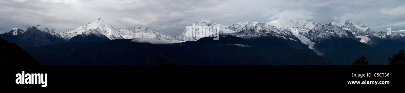 Meili Snow Mountain,Yunnan,Cina Foto Stock