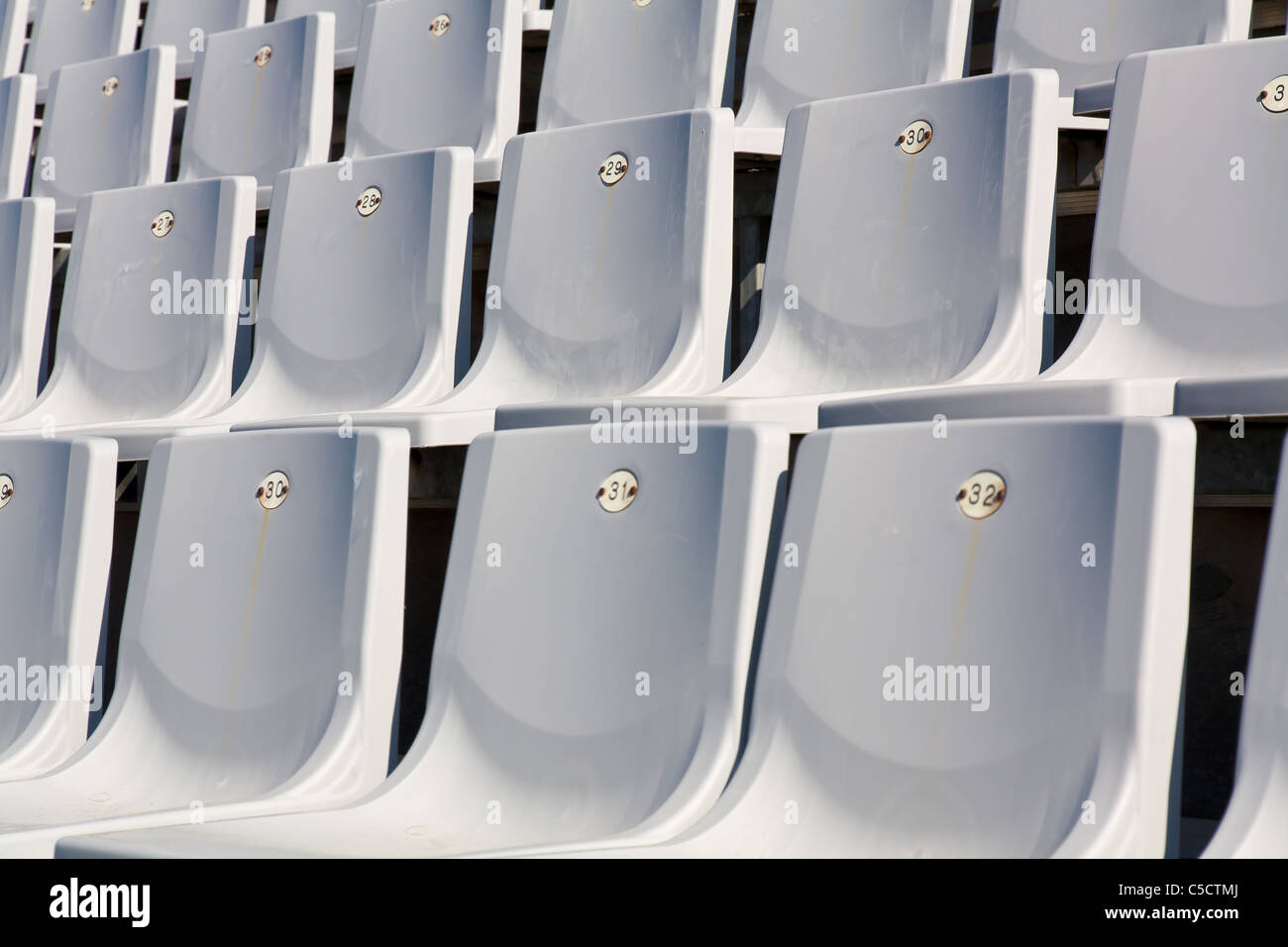 Posti vuoti a Stadium di Atene, Grecia Foto Stock