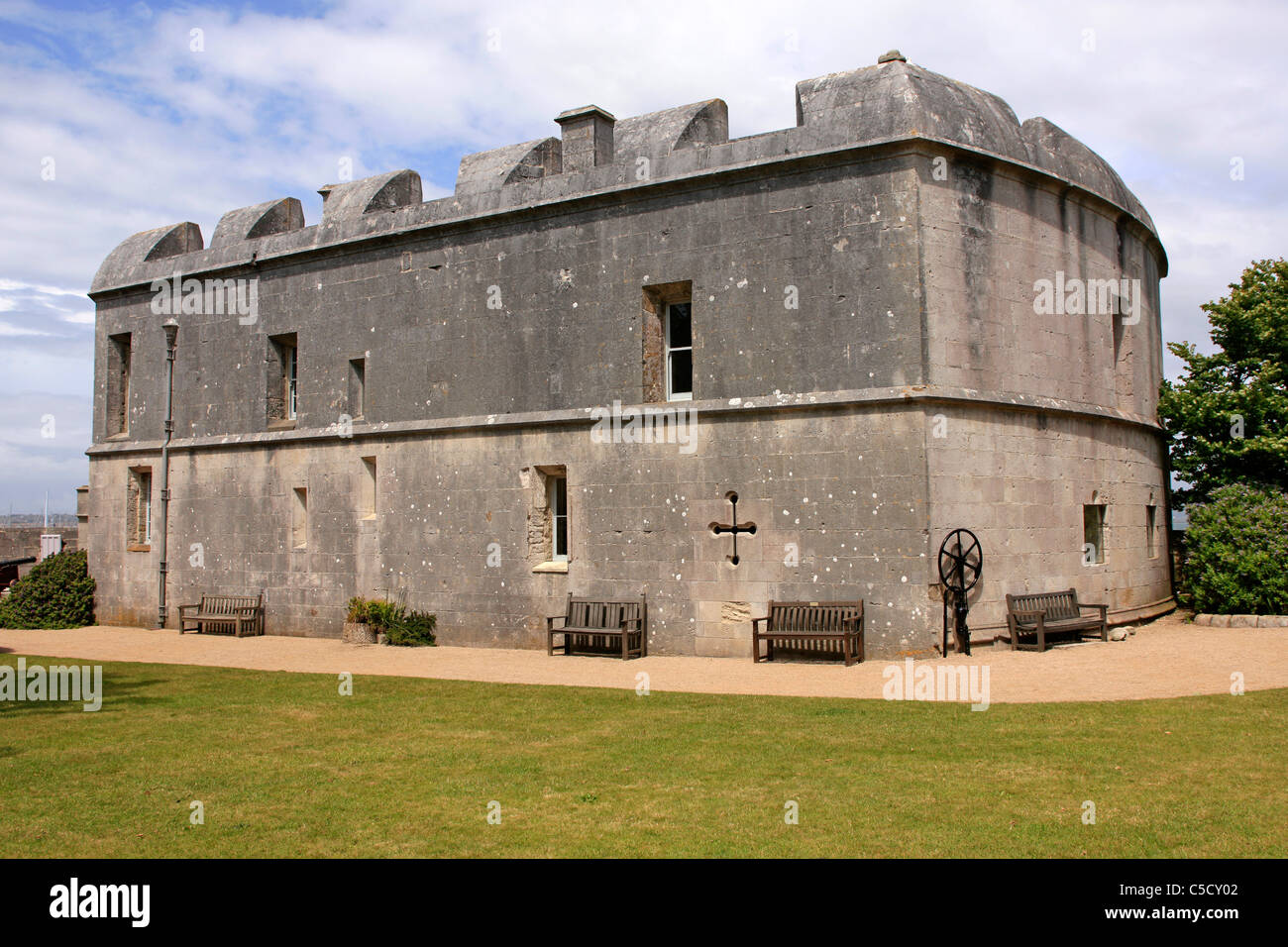 Tudor periodo il castello di Portland in South West Dorset Foto Stock