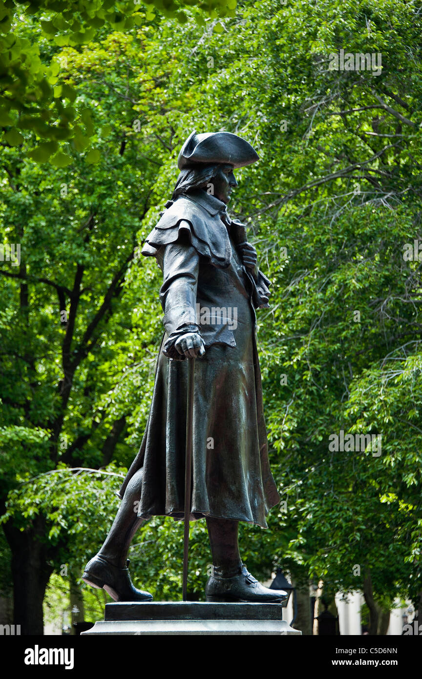 Giardini pubblici, Independence National Historic Park, Philadelphia, Pennsylvania, STATI UNITI D'AMERICA Foto Stock