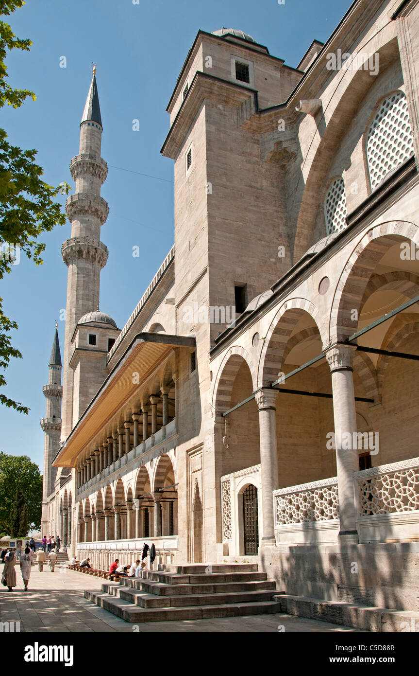 Istanbul Turchia la Moschea di Suleymaniye Camii musulmano Foto Stock