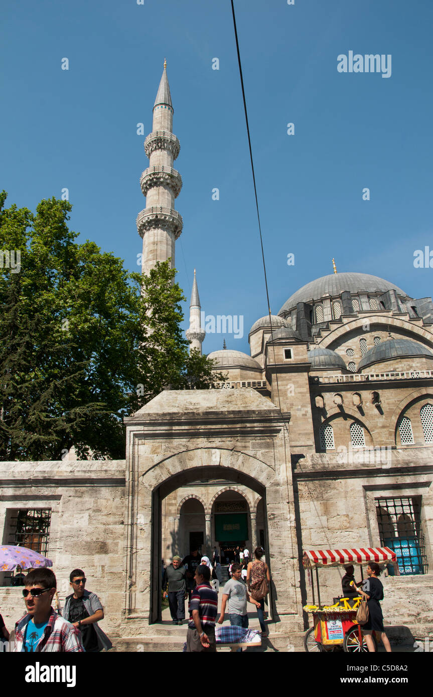 Istanbul Turchia la Moschea di Suleymaniye Camii musulmano Foto Stock