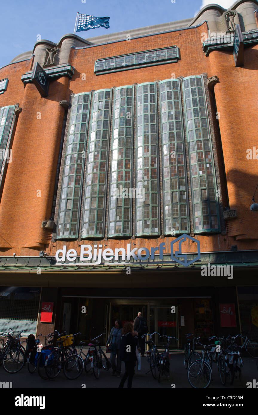 De Bijenkorf esterno Den Haag l'Aia provincia di South Holland Olanda Europa Foto Stock