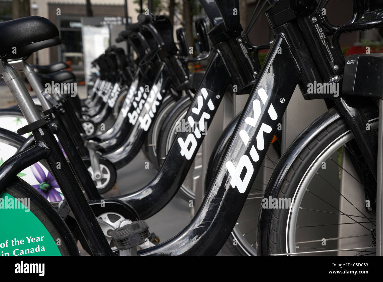 Bixi public shared bike system toronto ontario canada Foto Stock