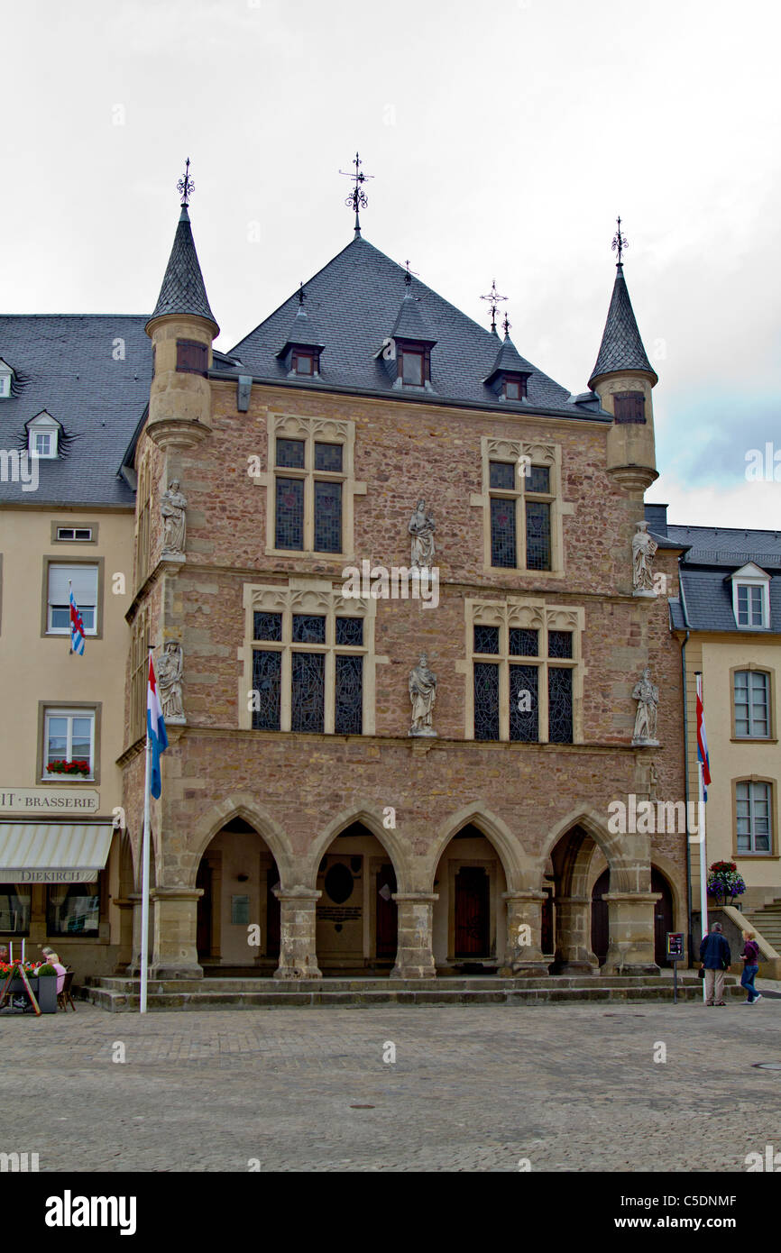 Place du Marche a Echternach, Lussemburgo Foto Stock