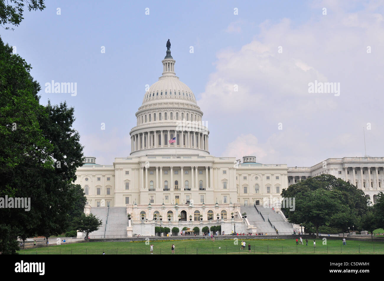 Campidoglio degli Stati Uniti il luogo di incontro del Congresso degli Stati Uniti Foto Stock
