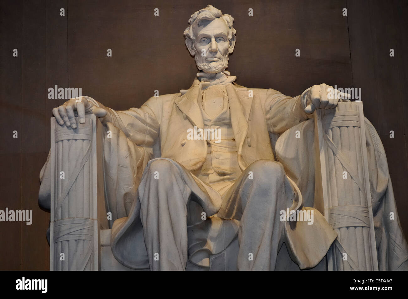 Il Lincoln Memorial è un tributo al Presidente Abraham Lincoln Foto Stock