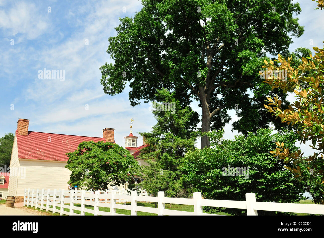 Mount Vernon George Washington Foto Stock