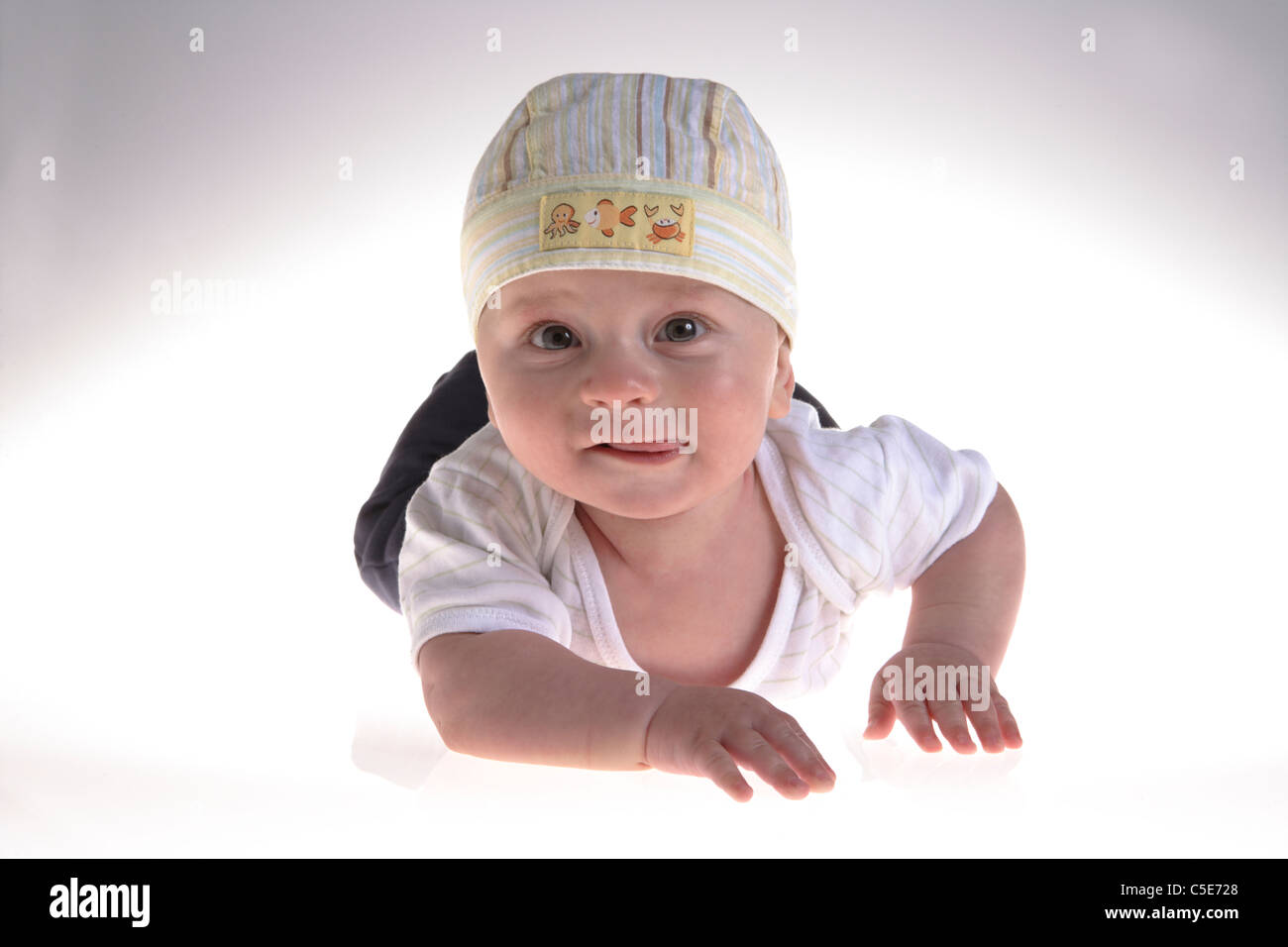 Ragazzo 6 mesi kid Foto Stock