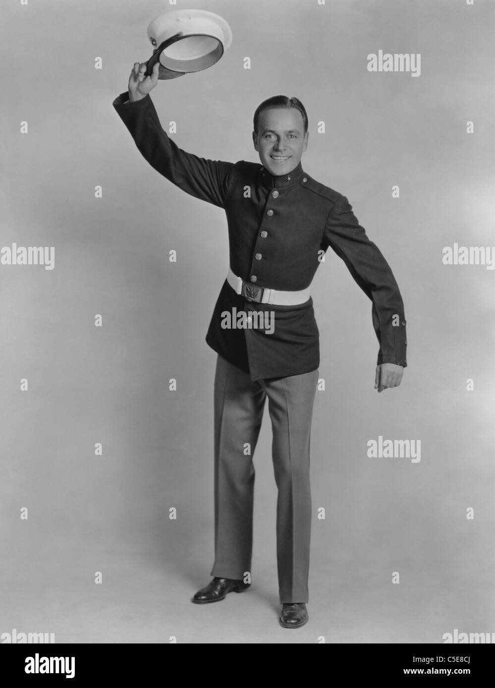 Soldato in congedo Foto Stock