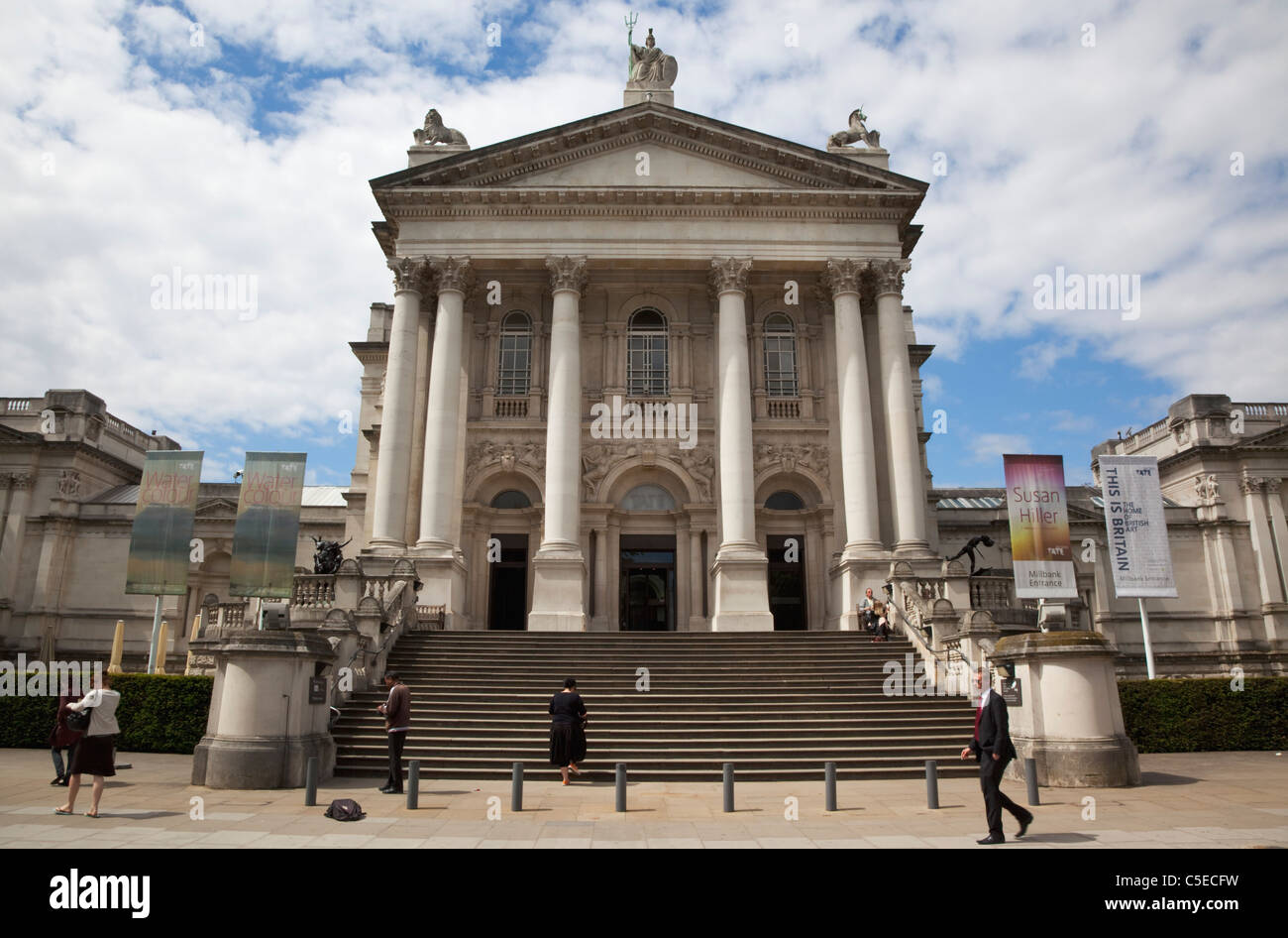 Inghilterra, Londra, esterno della galleria d'arte Tate Britain a Pimlico. Foto Stock