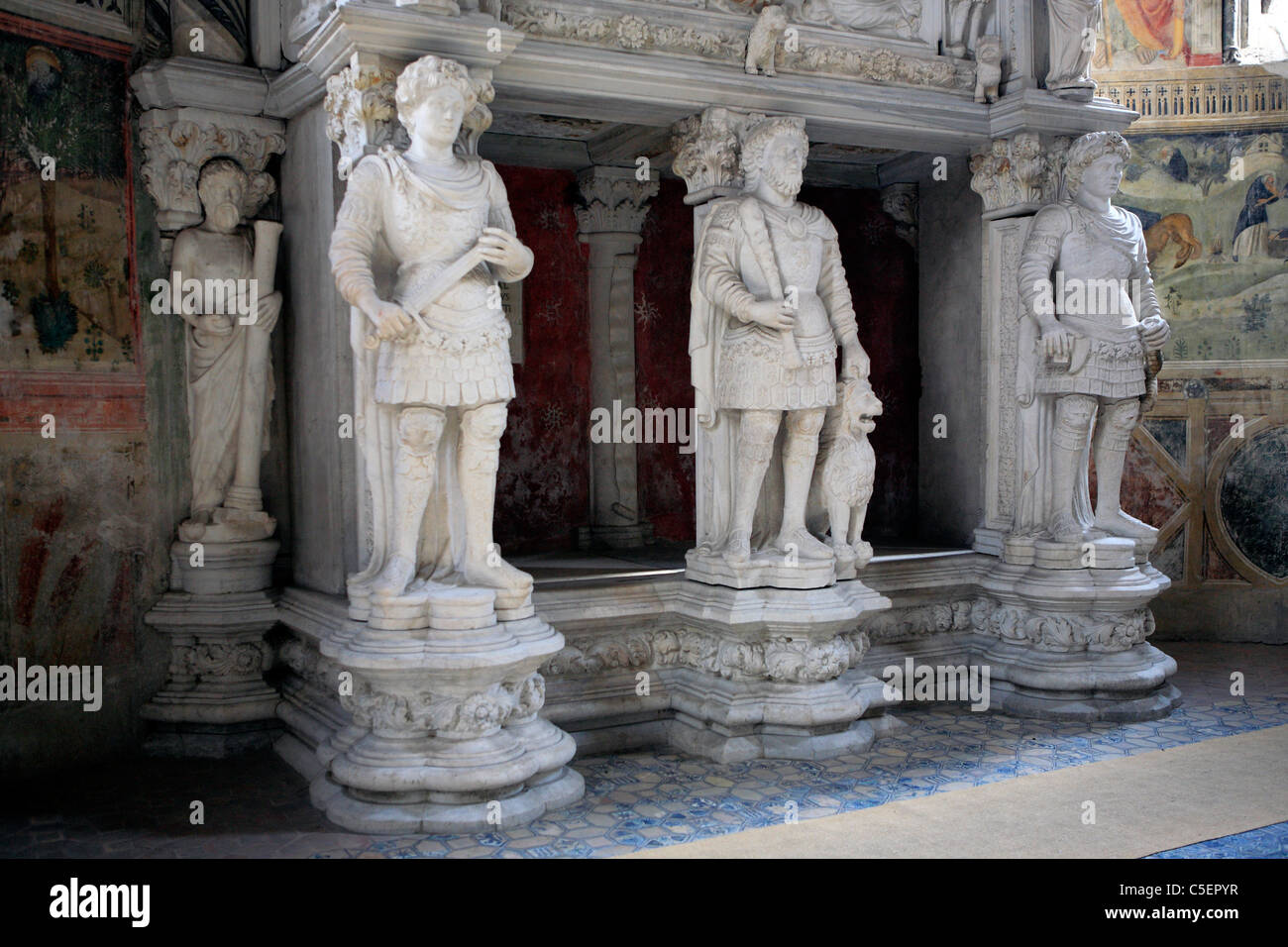 Chiesa di San Giovanni a Carbonara (XV secolo), Napoli, Italia Foto Stock