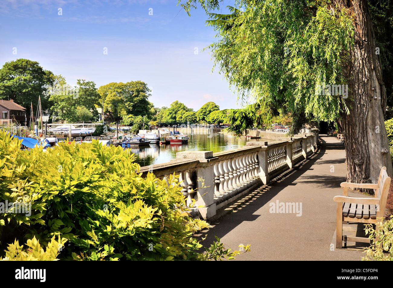 Riverside a Twickenham ,West London Foto Stock