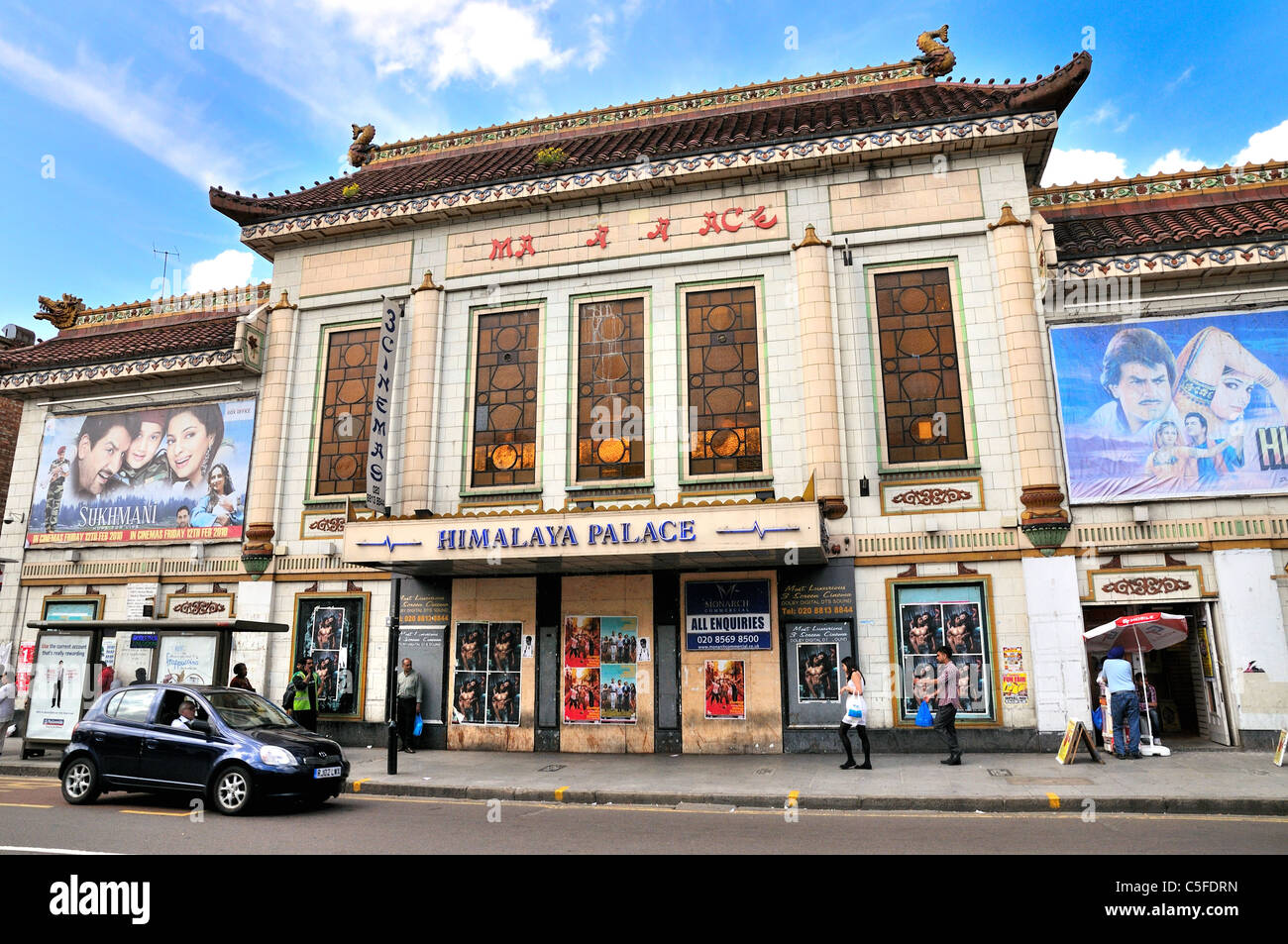 Cinema Himalaya Palace, South Road Southall West London Foto Stock