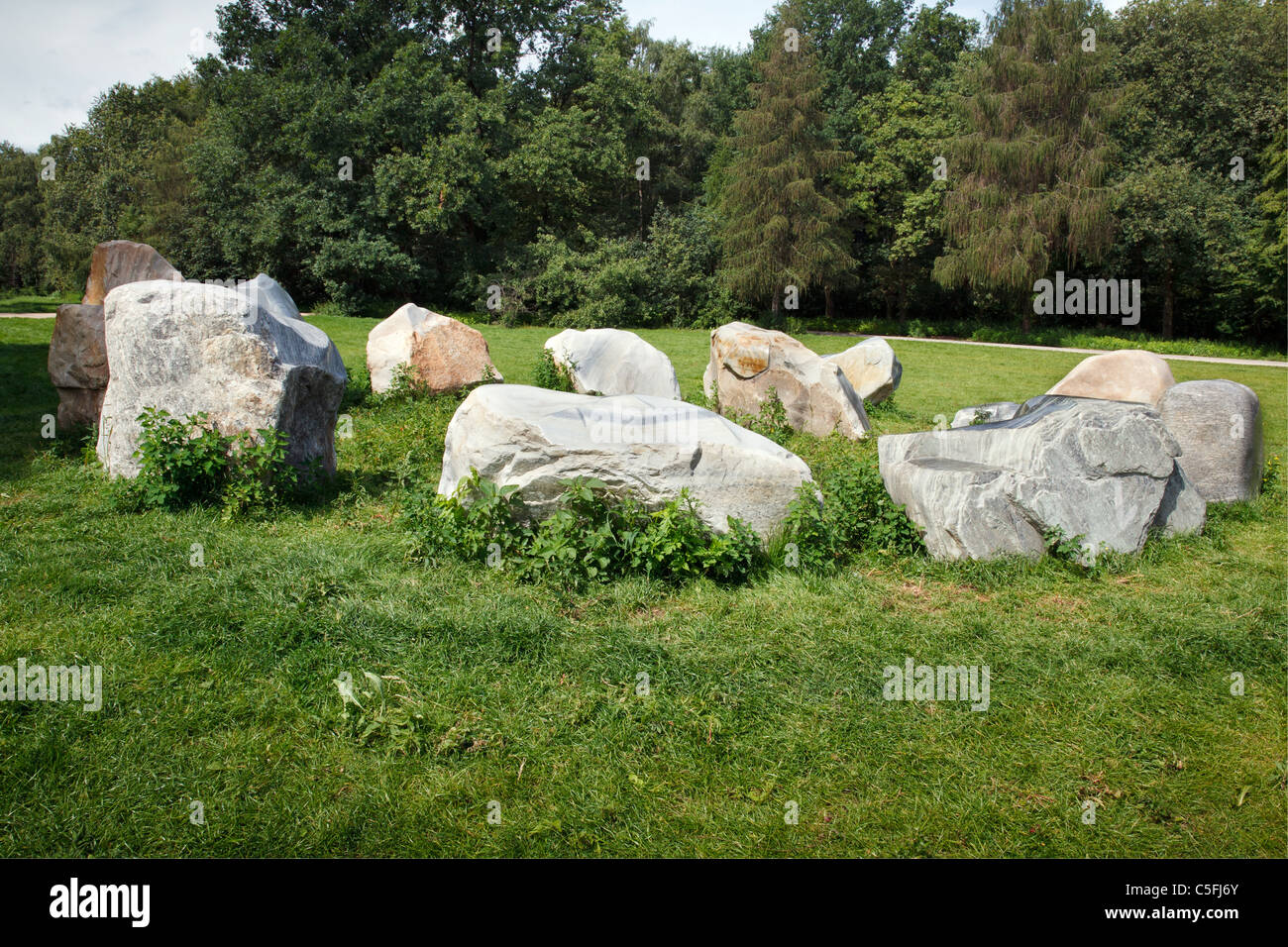 Global Stone Project, il Tiergarten di Berlino, Germania Foto Stock
