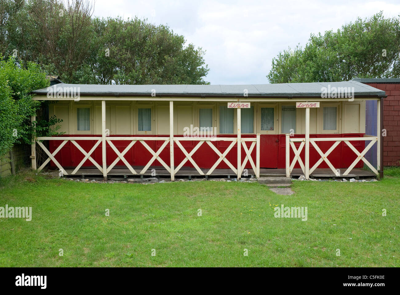 Casa Vacanze, sea palling, Norfolk, Inghilterra Foto Stock