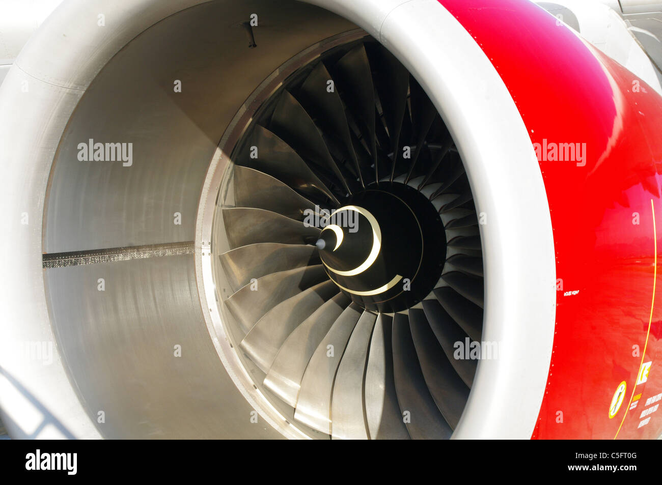 Getto di aspirazione del motore Foto Stock