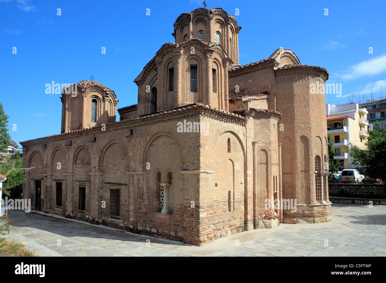 Chiesa dei Santi Apostoli (XIV secolo), Salonicco, Grecia Foto Stock
