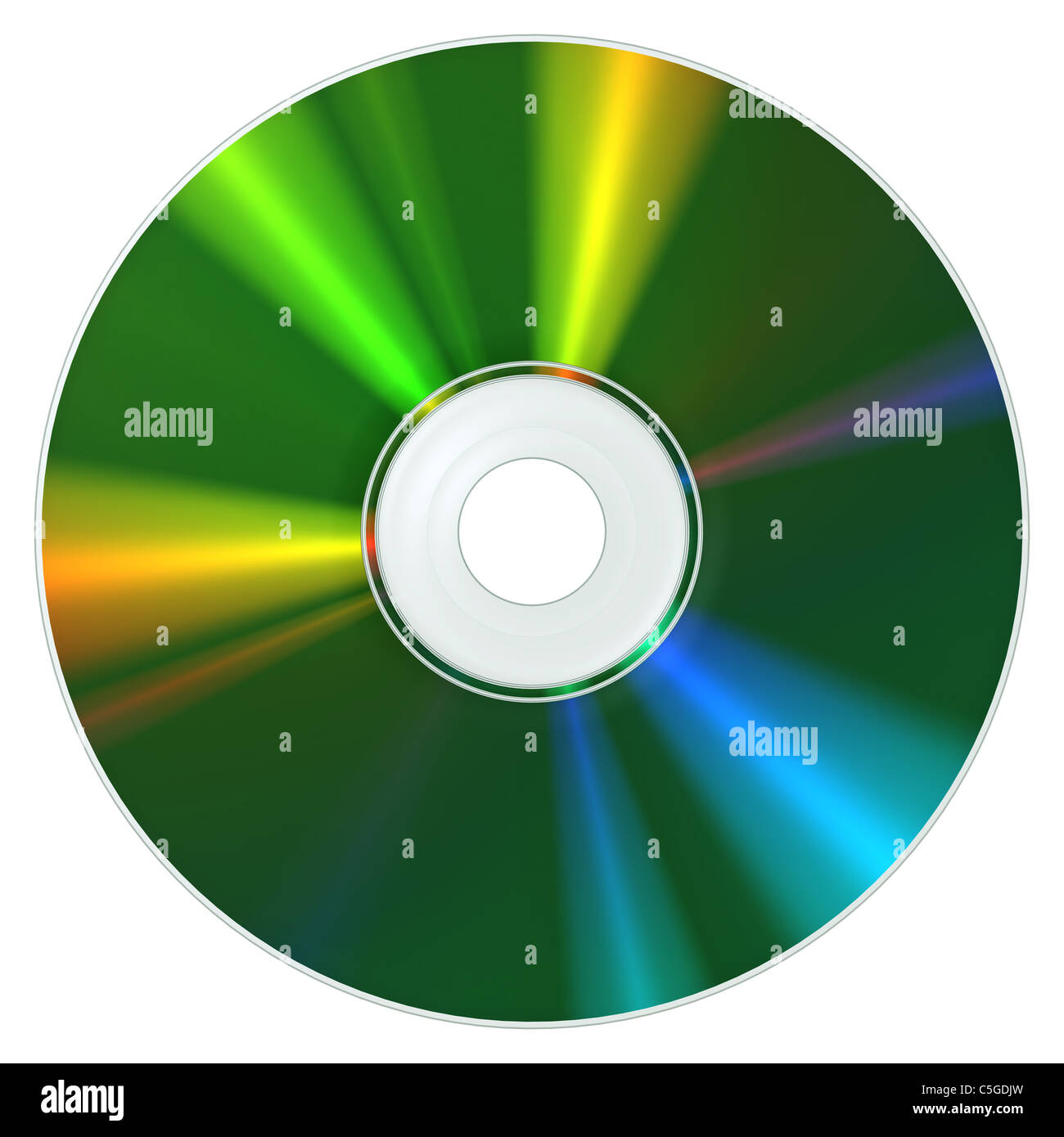 Un CD & DVD RAM disco con il tipico aspetto Foto stock - Alamy