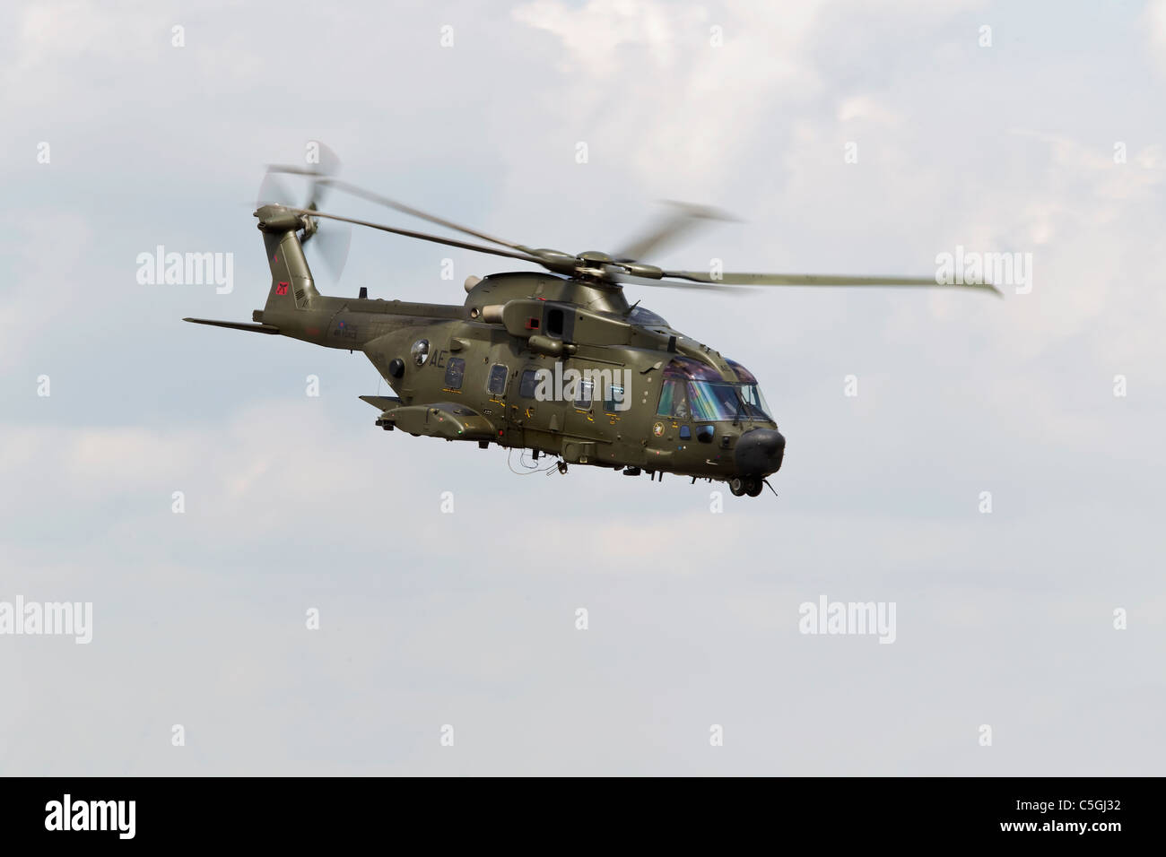 Un Westland Merlin elicottero della RAF Foto Stock