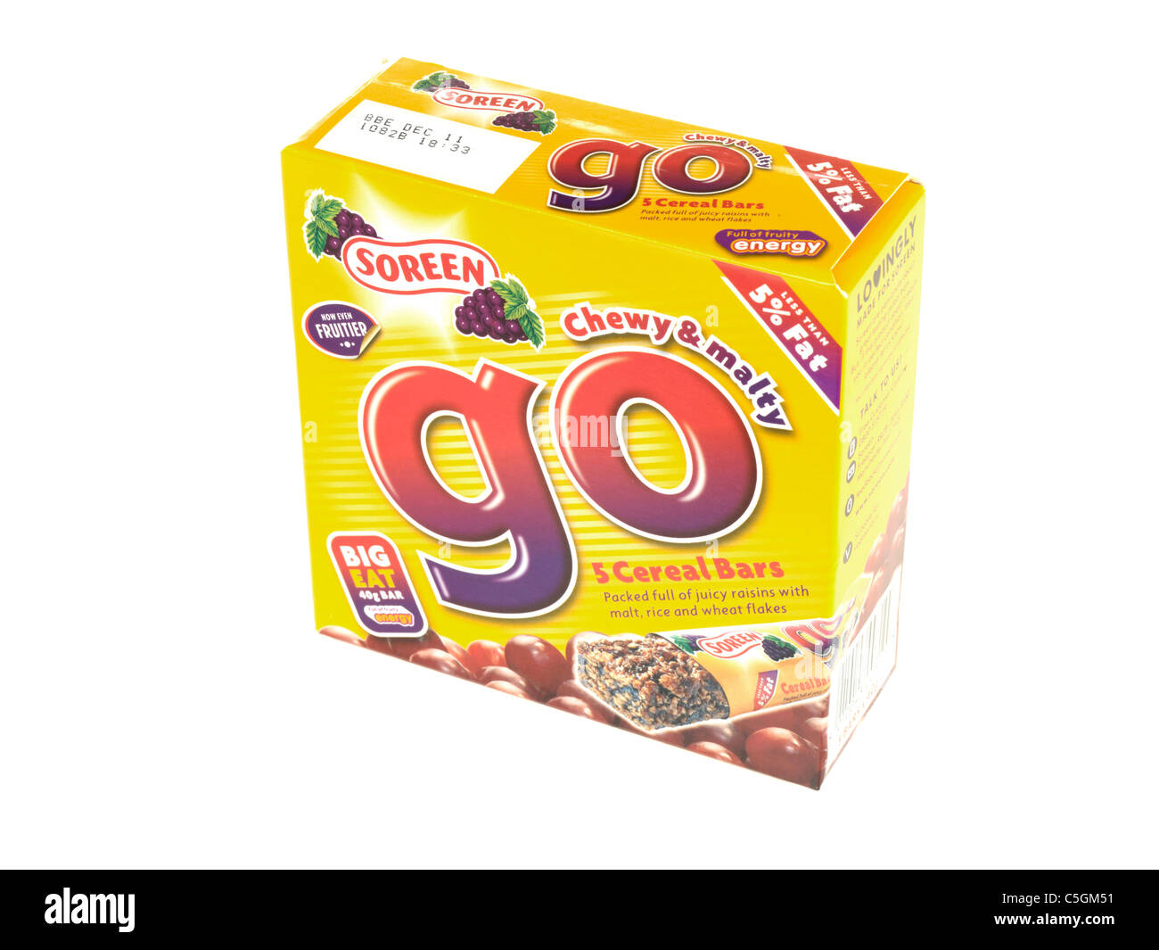 barrette di cereali Foto Stock