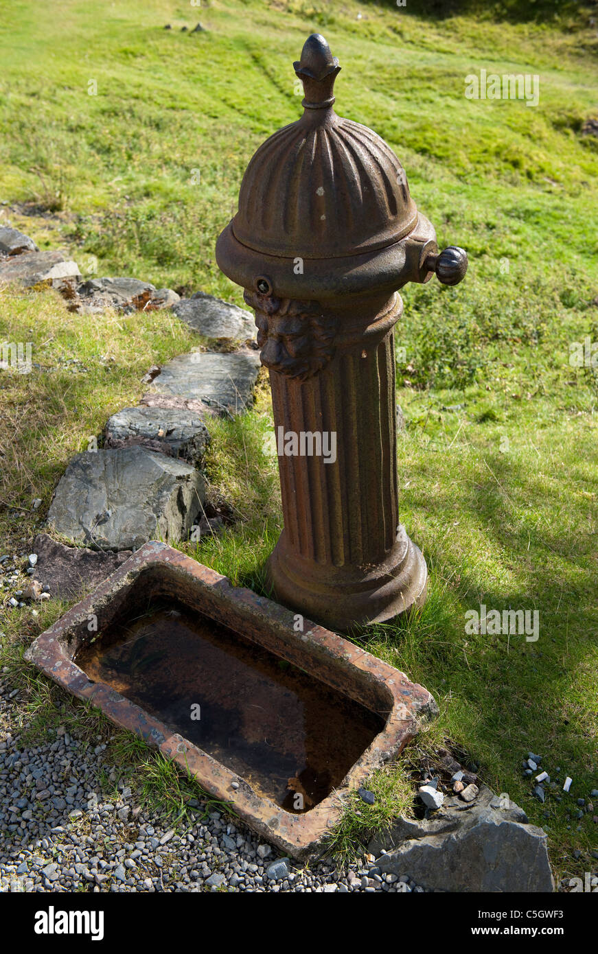 Vecchia pompa ad acqua Foto Stock